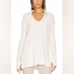 Free People Raymond Waffle Knit Sweater